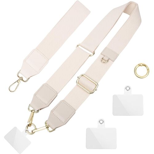 KAL-Universelle Cordon Telephone Portable Dragonne Telephone Cou Et Poignet Cordon Coque Téléphone Bandoulière Réglable Avec 2 Patchs Pour Smartphones Appareil Photo
