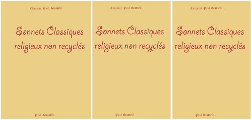 Sonnets Classiques Religieux Non Recyclés (3 Volumes) 1982