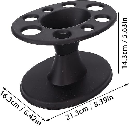 Support De Rangement Pour Outils De Coiffure Professionnels ¿ Support De Rangement Pour Peignes À Fentes Multiples Pour Salon ¿ Matériau Abs Durable