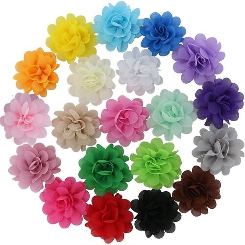 20 Pinces À Cheveux Faites À La Main Avec Des Noeuds Colorés Pour Les Tout-Petits Et Les Filles - Parfaites Pour Toutes Les Occasions ! 