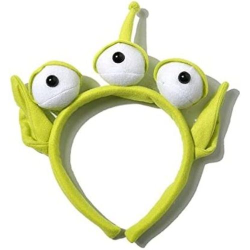 Adorable serre-tête en peluche monstre vert pour enfants ¿ Parfait pour les déguisements, les jeux et les soirées à thème