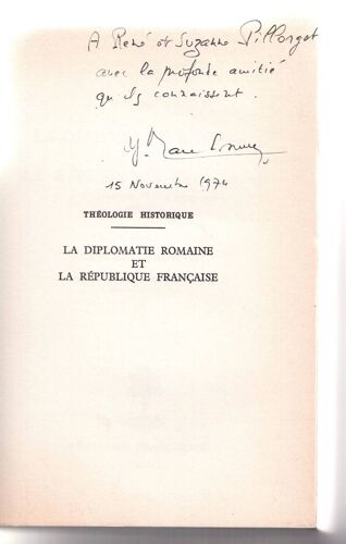 La Diplomatie Romaine Et La République Française À La Recherche D'une Conciliation 1879-1880