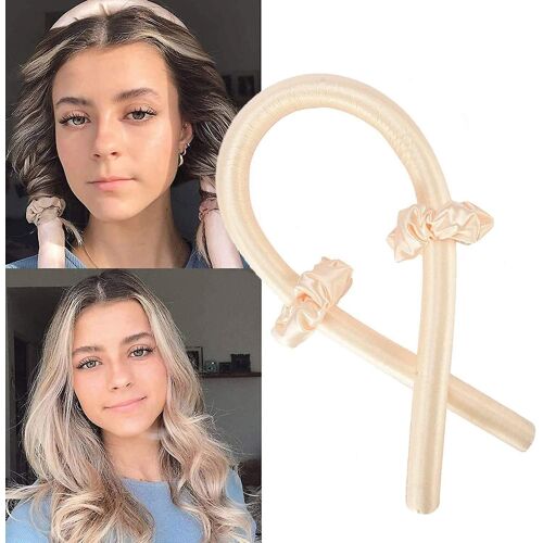 Bigoudis En Soie Sans Chaleur - Ruban De Bouclage Imperméable Pour De Belles Boucles Rebondissantes Sans Dommages - Facile À Utiliser !