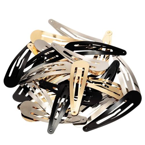 Lot De 6 Barrettes À Cheveux En Métal Durables Pour Femmes Et Filles ¿ Barrettes Antidérapantes Pour Tous Les Jours Et Occasions Spéciales 
