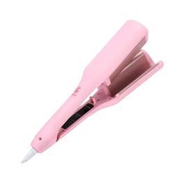 32mm Français Bigoudi Vague Professionnel Oeuf Rouleau Cheveux Fer À Friser Ondulé Ondulé Styler Chauffage Rapide Volumateur Outil De Coiffure.Rose.