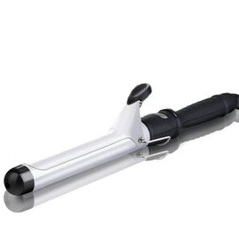 Ytseazn-Top Vente Lcd Affichage Bigoudi En Céramique Fer À Friser Professionnel Cheveux Onduler Pinces Styler Outils--White