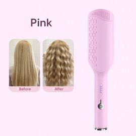 Bigoudi Électrique 32mm Grande Vague Style Céramique Cheveux Longue Durée Fer À Friser Outil De Coiffure Baguette À Friser Cheveux Waver.Rose.