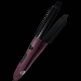 Ytseazn-Fer À Friser Électrique En Forme De Brosse Ronde,Peigne De Prévention Des Cheveux,Fleur De Formage,Ne Blesse Pas Les Cheveux,Olx4: 110-240 V--Purple