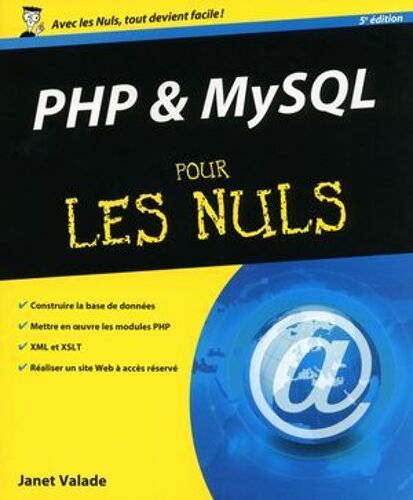 Php Et Mysql 5e Pour Les Nuls