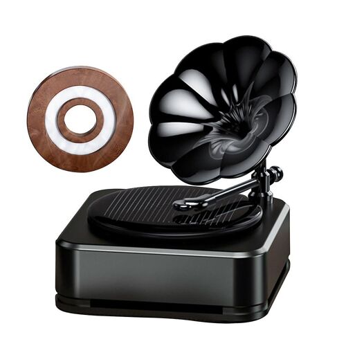 Voiture Aromathérapie Énergie Solaire Imitation Record Rotation Arôme Parfum Ornements