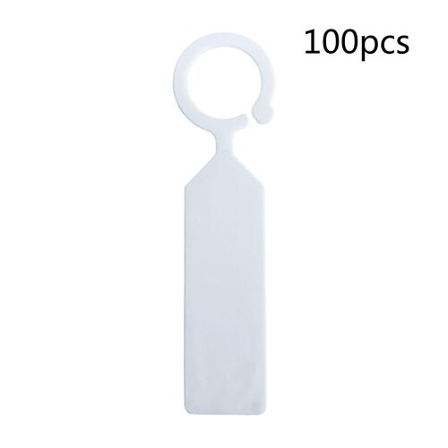 Anneau D¿Étiquette Suspendue En Plastique 100 Pcs Étiquettes De Plantes Jardin Pépinière Pot Marqueur Pour La Maison Jardin Extérieur Plantes Semis Étiquettes Outils
