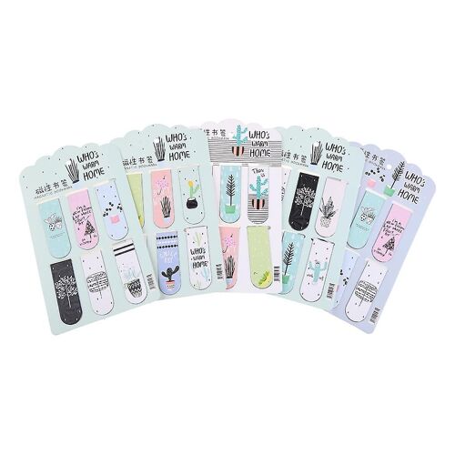 6 Pcs Marque-Pages Magnétiques En Papier Pour Adolescents Garçons Filles Cadeaux Livre Accessoires