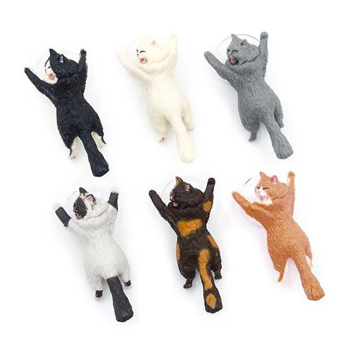 Chats Mignons Support Pour Téléphones Portables Tablettes Monture Ventouse Nouveauté Décor De Bureau À Domicile