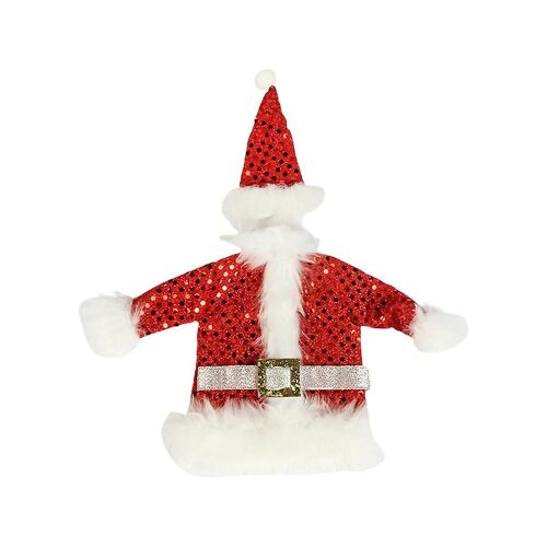 Noël Sequin Sweater Wine Bottle Cover Manteau Chapeau Wine Bottle Dress Gift Bag Fête De Noël Nouvel An Décorations Fournitures De Mariage