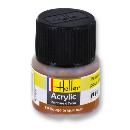 Puzzle Pièces Heller 70 - Peinture Acrilique - Rouge Brique Mat