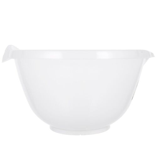 Seau À Glace Élégant En Plastique Blanc Avec Échelle ¿ Capacité De 4 L Pour Fêtes, Bars Et Usage Domestique ¿ Facile À Nettoyer