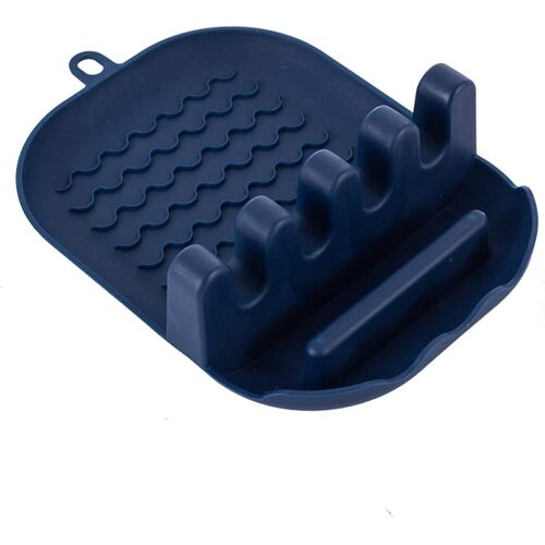 Repose-Cuillère Et Support De Couvercle Polyvalents En Silicone Pour La Cuisine - Gardez Votre Espace De Cuisson Propre Et Organisé !