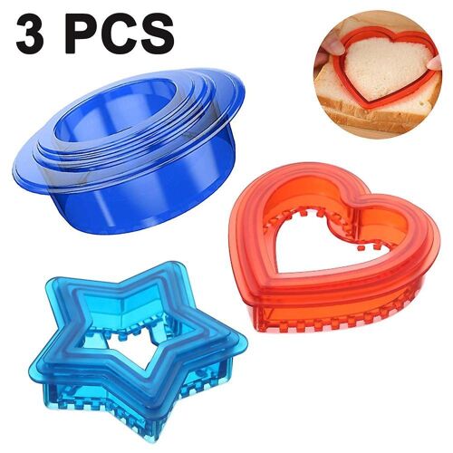 Ensemble De Coupe-Sandwichs Amusants Pour Enfants - Formes Créatives Pour Des Déjeuners Sains, Faciles À Utiliser, Sans Bpa, Parfaits Pour Les Fêtes !