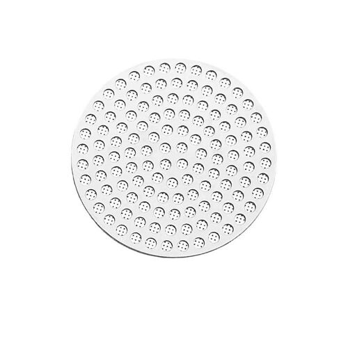 Filtre à café double réutilisable en métal de 51 mm ¿ Acier inoxydable à mailles fines pour une préparation d'expresso de qualité supérieure