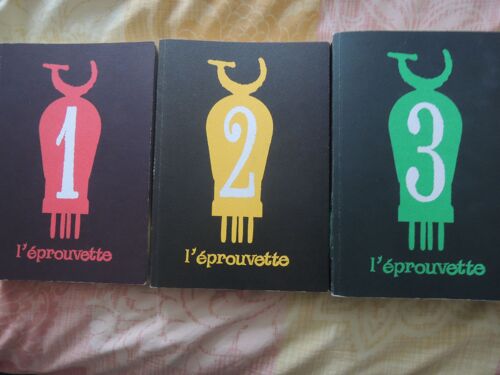 Les 3 Numéros De L'éprouvette, Revue De Critique Bd Éditée Par L'association De 2006 À 2007