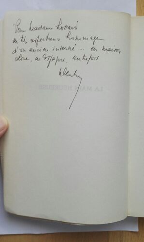 Henri Gentien La Main Heureuse Avec Un Envoi Autographe Signé 1980 Librairie De Paris