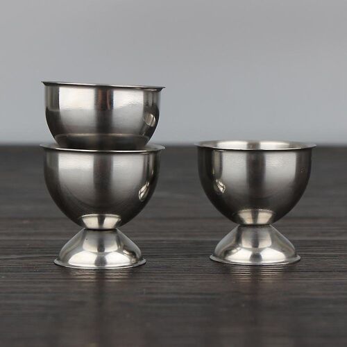 Lot De 4 Coquetiers En Acier Inoxydable ¿ Supports Durables Pour ?ufs Durs, Vaisselle Élégante Pour Le Petit-Déjeuner Et Les Fêtes De Pâques