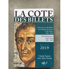 La Côte Des Billets Français 19e Et 20e Siècles
