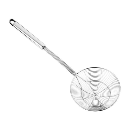 Louche Écumoire En Acier Inoxydable Massif De Qualité Supérieure De 13,7 Cm - Passoire À Nouilles Durable Et Résistante À La Rouille Pour La Cuisine Maison