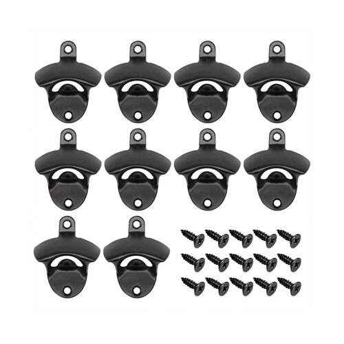 Lot De 10 Décapsuleurs Muraux Vintage En Fonte Durable Pour Bars, Maisons Et Karaokés