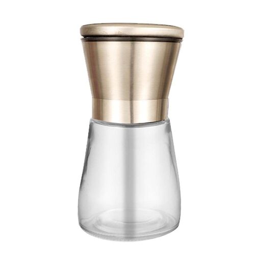 Moulin À Épices Réglable En Acier Inoxydable - Réglage De La Grosseur Pour Le Poivre, Le Sel Et Plus Encore - Durable Et Élégant