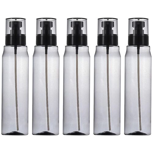 Flacons Pulvérisateurs Noirs Durables - Lot De 5, Étanches, Écologiques, Parfaits Pour L'eau, Les Parfums Et Les Désinfectants