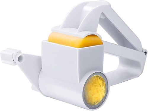 Râpe À Fromage Manuelle Jiujius Avec Manivelle ¿ Polyvalente Pour Fromage, Chocolat, Noix Et Plus Encore ¿ Facile À Utiliser Et À Nettoyer