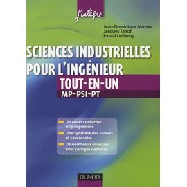 Sciences Industrielles Pour L'ingénieur Tout-En-Un Mp-Psi-Pt