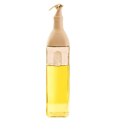 Bouteille Distributrice D'huile D'olive En Verre De Qualité Supérieure - Polyvalente, Facile À Verser, Compatible Lave-Vaisselle Pour Huiles, Vinaigres Et Vinaigrettes