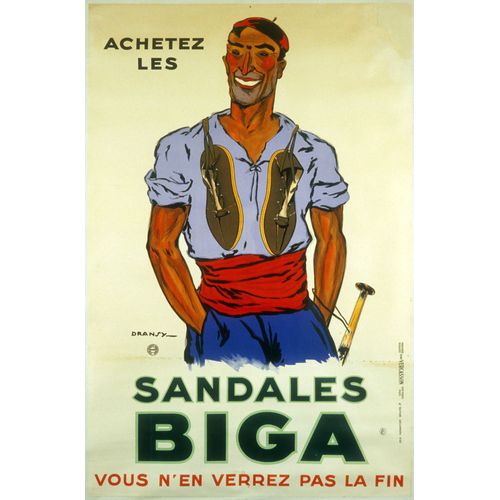 Affiche Sandales Biga