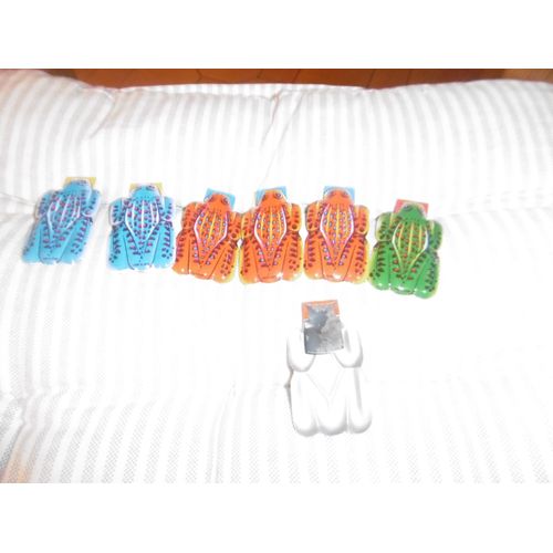 Cri Cri Forme Grenouille Lot De 7 Couleurs Assorties