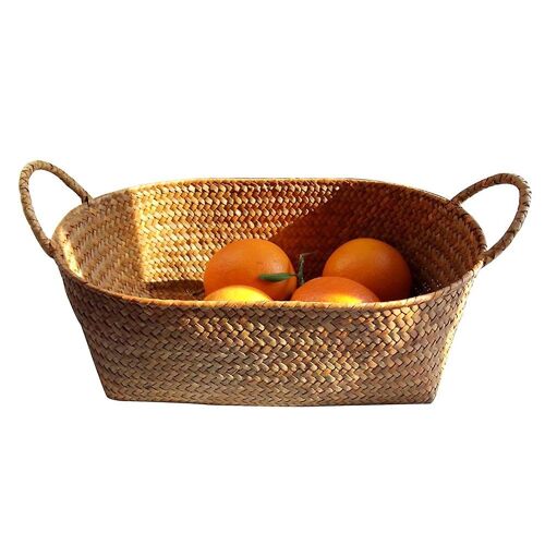 Panier de rangement en osier tissé à la main ¿ Bacs en osier écologiques pour l'organisation et la décoration de la maison ¿ Différentes tailles disponibles
