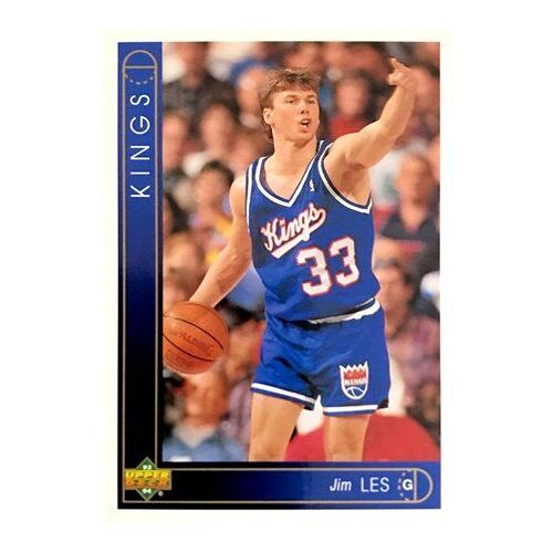 112 Jim Les - Sacramento Kings - Carte Upper Deck Nba 1993