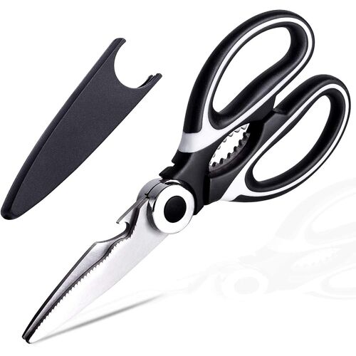 Ciseaux de cuisine multifonctions haut de gamme : ergonomiques, tranchants et polyvalents pour cuisiner, couper et bien plus encore.