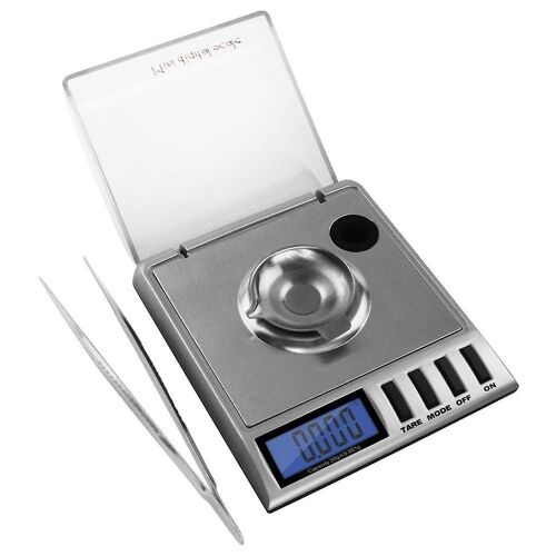 Balance Numérique Compacte Au Milligramme 20 G X 0,001 G - Balance De Précision Pour Bijoux Et Aliments Avec Écran Lcd, En Acier Inoxydable, Idéale Pour Les Voyages