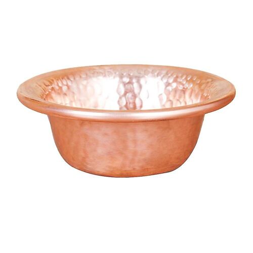 Bol En Cuivre Rose Doré Fabriqué À La Main Pour La Décoration Intérieure, Les Offrandes Bouddhistes Et La Vaisselle Élégante - Polyvalent Et Unique