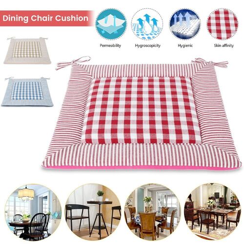 Coussin De Chaise Confortable En Coton Et Lin 40 X 40 Cm ¿ Respirant, Élégant Et Idéal Pour La Maison Ou Les Voyages