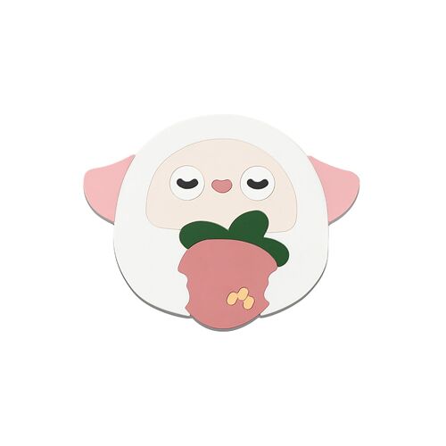 Lot De 3 Sous-Verres En Silicone, Antidérapants Et Faciles À Nettoyer, À Motif Dessin Animé, Pour Boissons Et Vaisselle