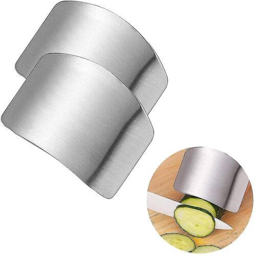 Protège-Doigts En Acier Inoxydable Pour La Sécurité En Cuisine - 2 Protège-Doigts Réglables Pour Couper Et Trancher