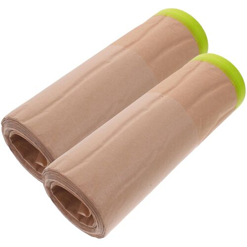Rouleaux De Papier De Masquage Kraft De Haute Qualité Pour Peindre Meubles, Sols Et Voitures ¿ Lot De 2, Durables Et Polyvalents