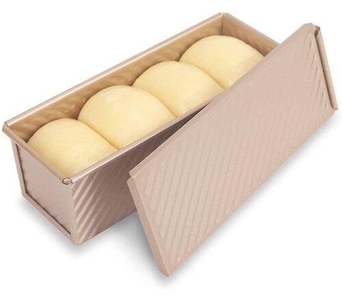 Moule À Pain Antiadhésif De Qualité Supérieure Avec Couvercle ¿ Moule À Pain En Acier Durable Pour Une Cuisson Uniforme ¿ 21,6 Cm X 12,3 Cm X 11,5 Cm