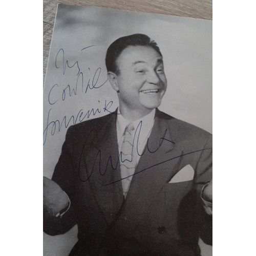 Autographe Du Chanteur  Andrex