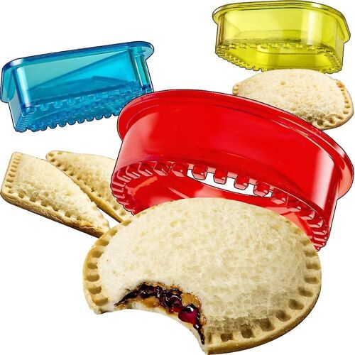 Coupe-Sandwich Créatif Et Scellant - Préparation De Déjeuner Amusante Pour Enfants - Facile, Sûr Et Lavable Au Lave-Vaisselle