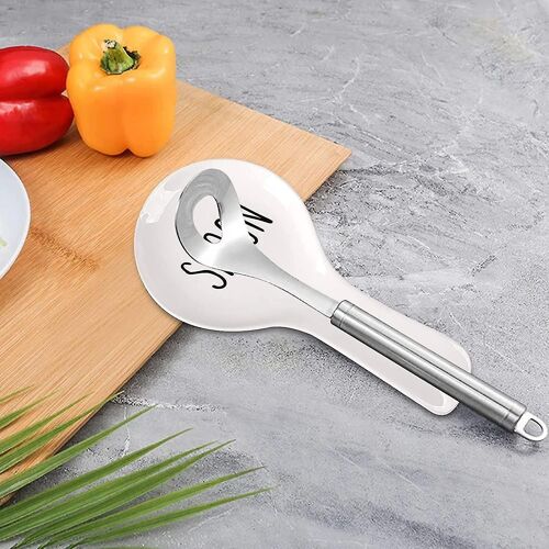 Support De Repose-Cuillère En Céramique Élégant Pour Comptoir De Cuisine - Gardez Les Ustensiles Organisés Et Propres - Idée Cadeau Parfaite !