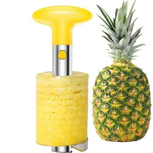 Vide-Ananas Et Trancheur En Acier Inoxydable De Qualité Supérieure - Anneaux D'ananas Sans Effort, Lavable Au Lave-Vaisselle, Cadeau Parfait !
